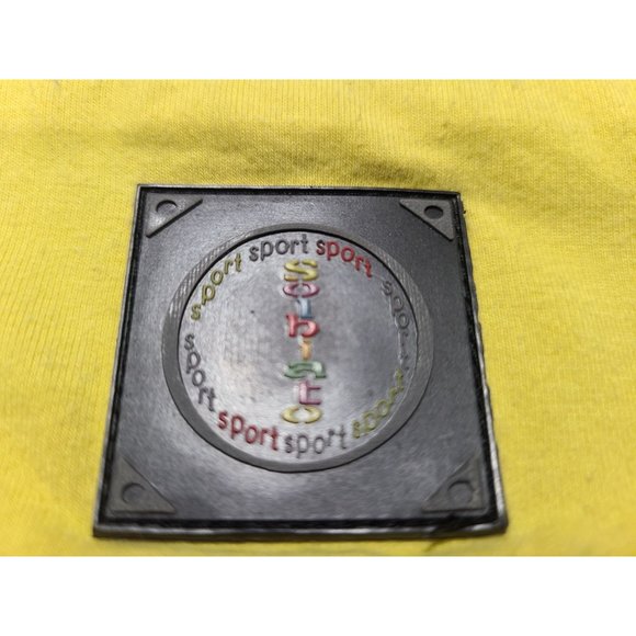 90's Solbiato Sport Vest Size XXL Yellow Black Full Zip Go-Go Aye Moe Kil Bob - Picture 4 of 10